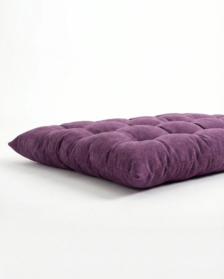 pet mat showing tufted design and durable upholstery fabric