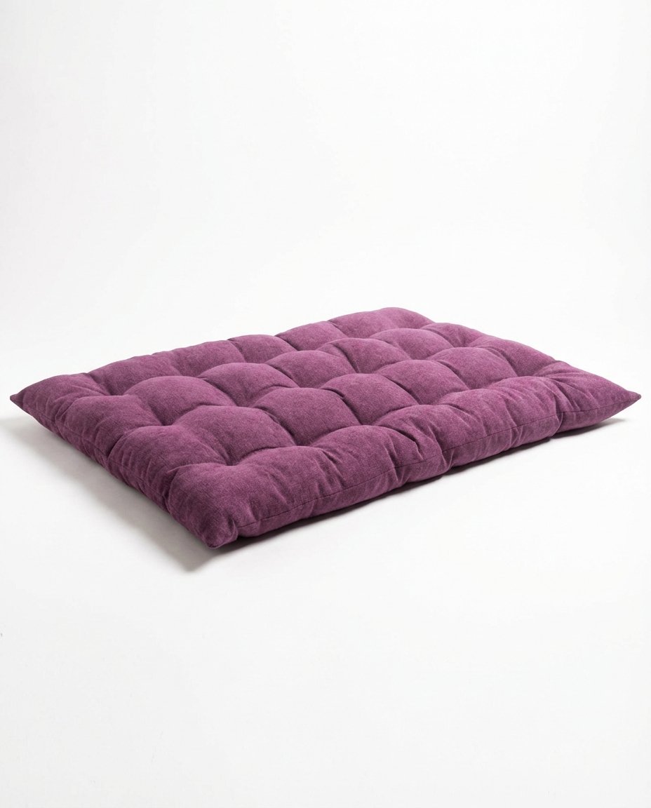 large dog sleeping on XXL tufted pet mat