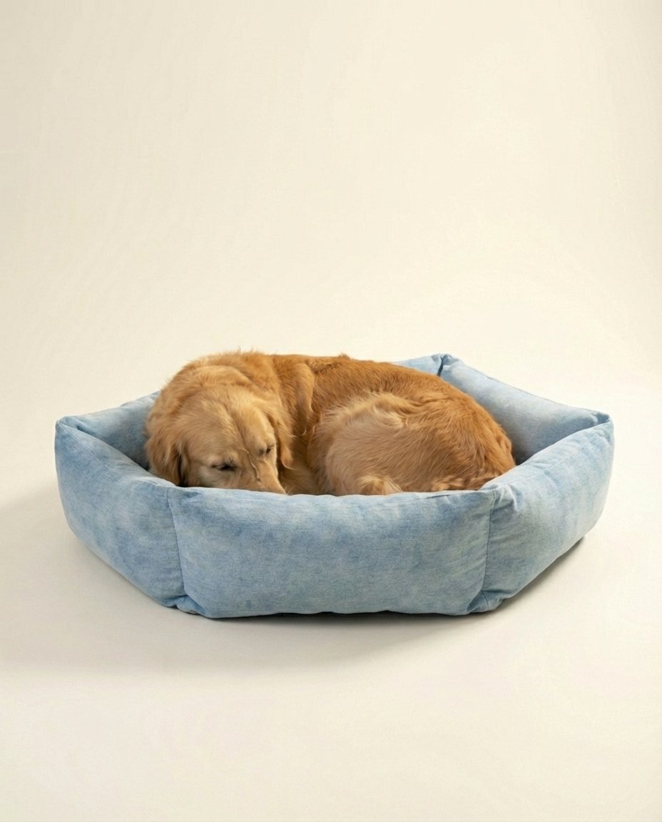 Hexagonal Bolster Dog Bed