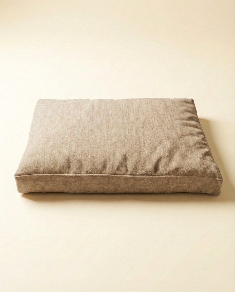 chew resistant dog bed with removable cover